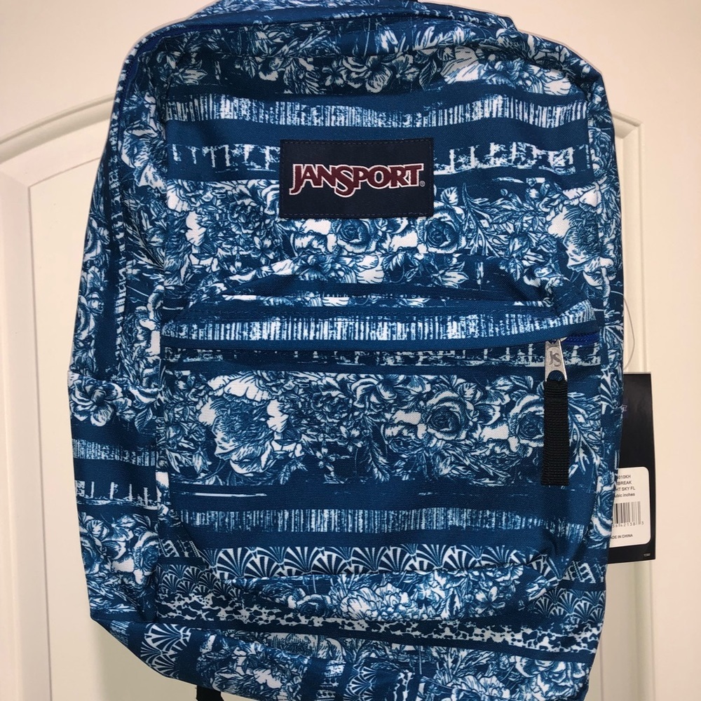 NWT JanSport Backpack Superbreak “Midnight sky Fl”